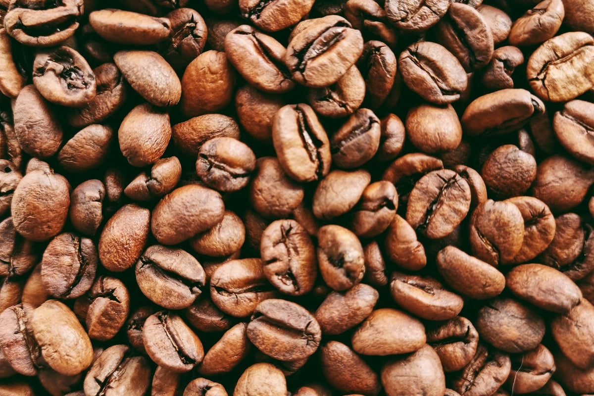 Granos de café tostado